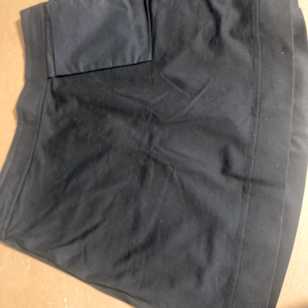 COS skirt black with pockets elastic waist back